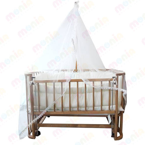 خرید اینترنتی گهواره چوبی نوزاد