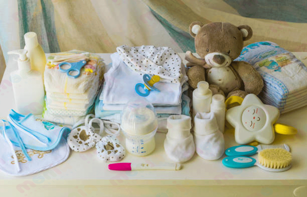 خرید اینترنتی لباس چند تکه نوزادی